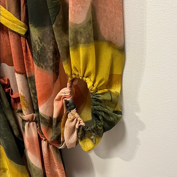 Hutch Geo Wrap Dress - Small Small - Picture 6 of 10